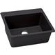 Qtz 25x22x9.5 Single Drop-in Sink Caviar