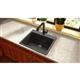 Qtz 25x22x9.5 Single Drop-in Sink Caviar