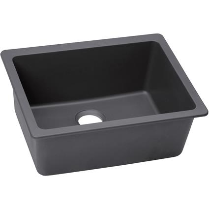 Qtz 25x18.5x9.5 Sng Und Sink Charcoal