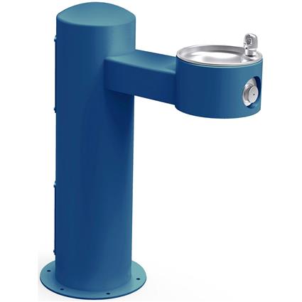 Outdoor Fountain Pedestal Blue