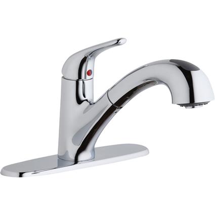 1 Hole Deck Faucet w/Pull-out Spray CR