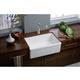 FClay 29.8x19.7x10.1 Sng Apron Sink Wh